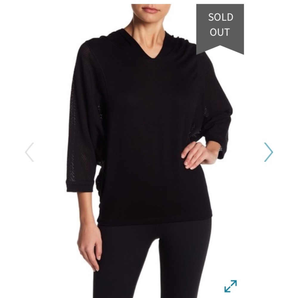 Zella hooded workout top